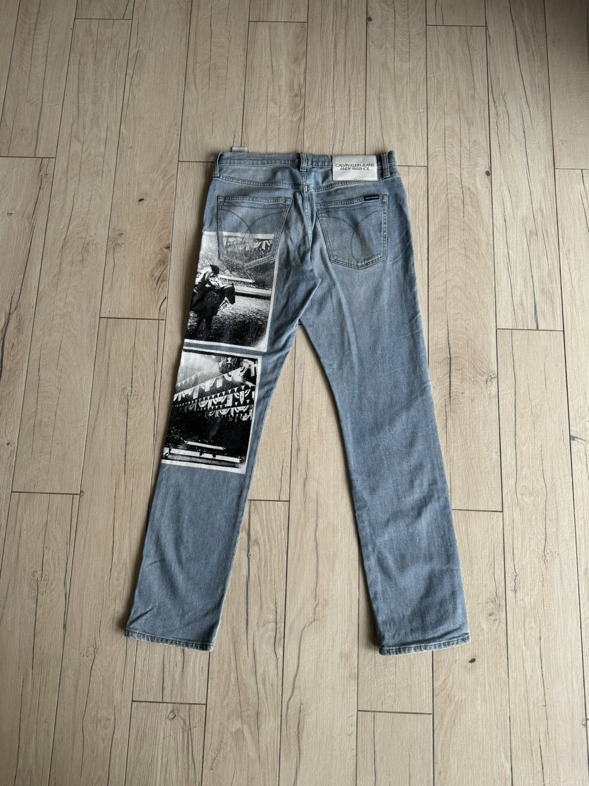 Calvin Klein 205W39NYC Calvin Klein X Andy Warhol Horseprint Denim Pants Size US 34 / EU 50 - 4 Thumbnail