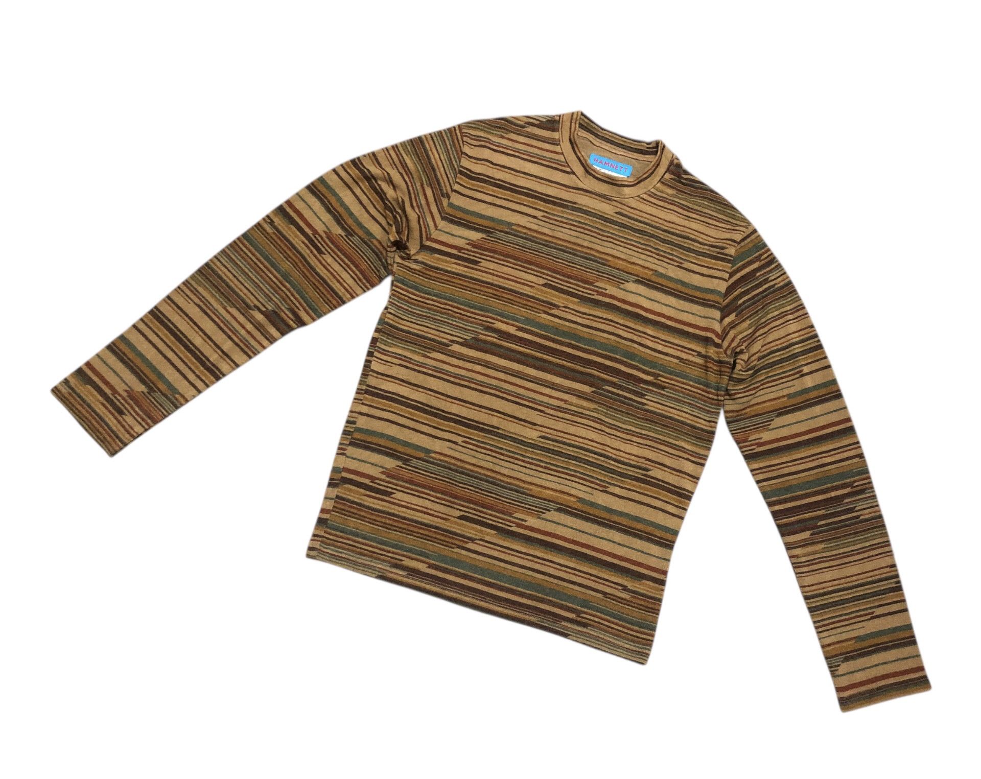 Katharine Hamnett London 🔥Vintage KATHERINE HAMNETT Striped Archive Longsleeve Shirt Size M / US 6-8 / IT 42-44 - 1 Thumbnail