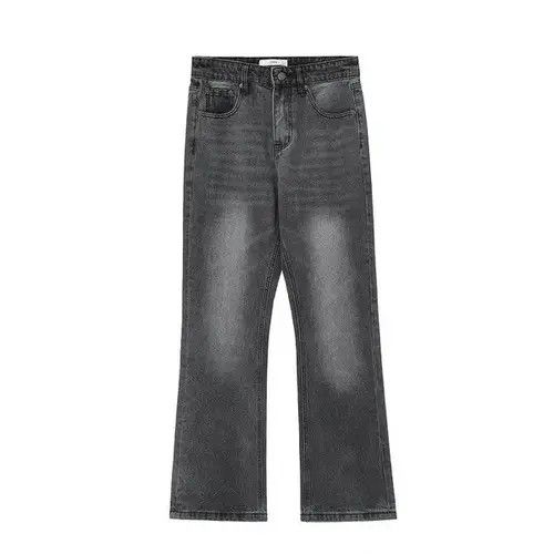Jean High street washed patchwork workwear flared jeans Size US 32 / EU 48 - 1 Thumbnail