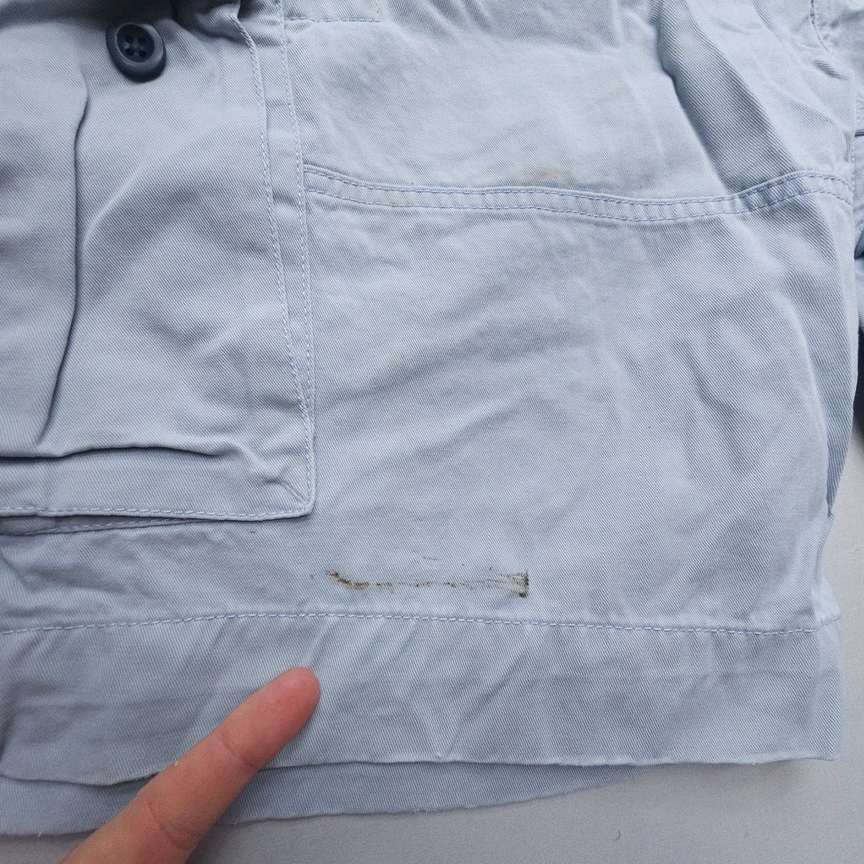 Polo Ralph Lauren Polo Ralph Lauren Cargo Shorts Mens 42 Light Blue 100% Cotton Cargo Pocket Regular Mid 42 in Inseam 10 in Blue Casual Workwear Shorts Mens Size US XL / EU 56 / 4 - 3 Thumbnail