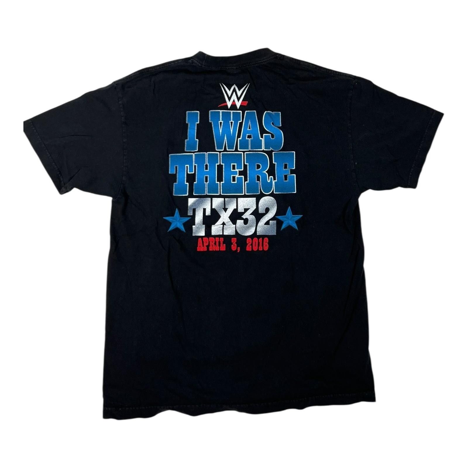 WWE WWE WrestleMania 32 T-Shirt "I Was There TX32" Mens Large Bl Size US L / EU 52-54 / 3 - 2 Thumbnail