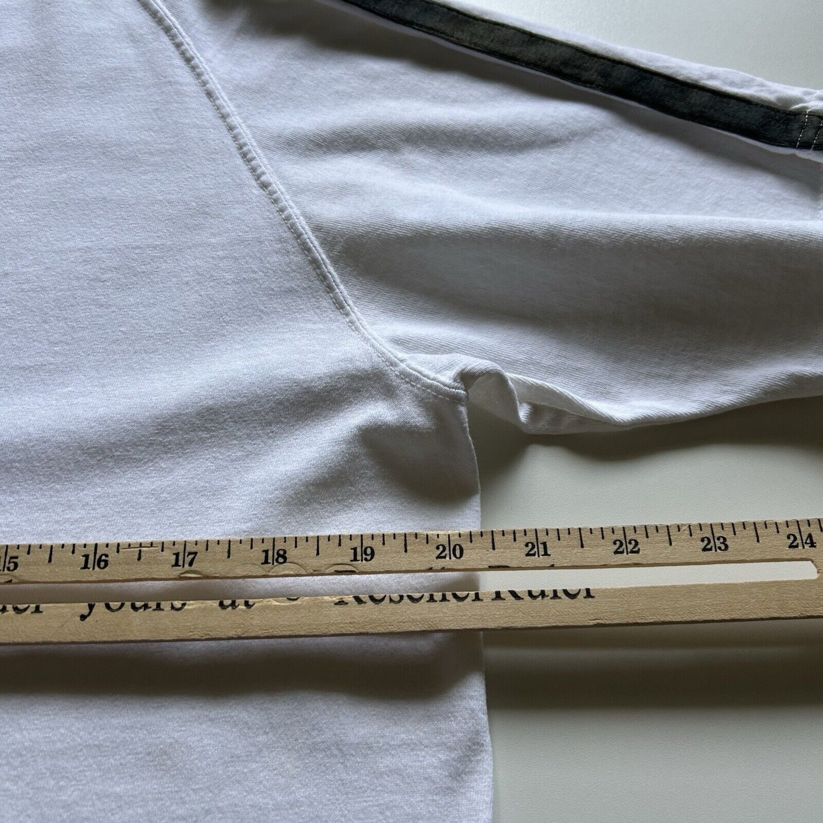 Nike Vintage 90s Nike Center Swoosh T Shirt Medium White Rare USA Size US M / EU 48-50 / 2 - 6 Thumbnail