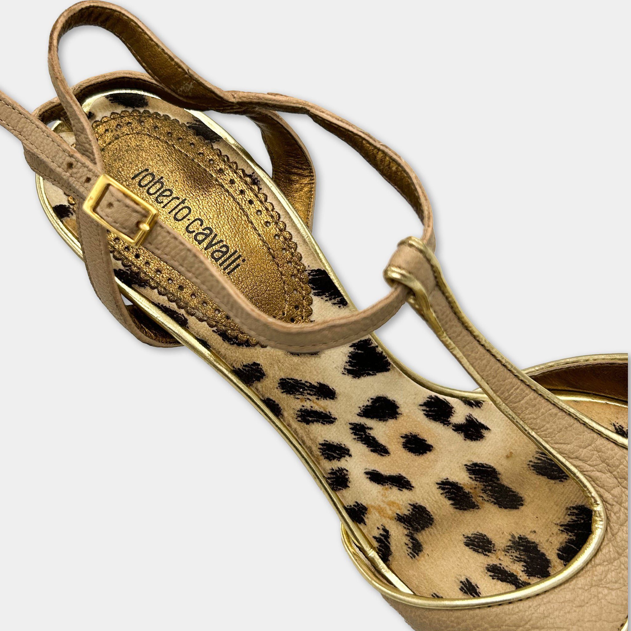 Just Cavalli Just Cavalli Cheetah Print Heels Size US 7 / IT 37 - 2 Thumbnail