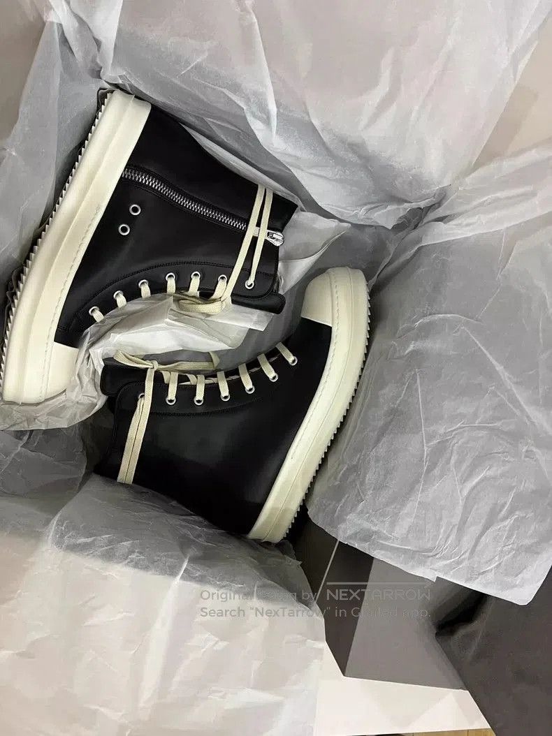Rick Owens Rick Owens High. Size US 11 / EU 44 - 1 Thumbnail