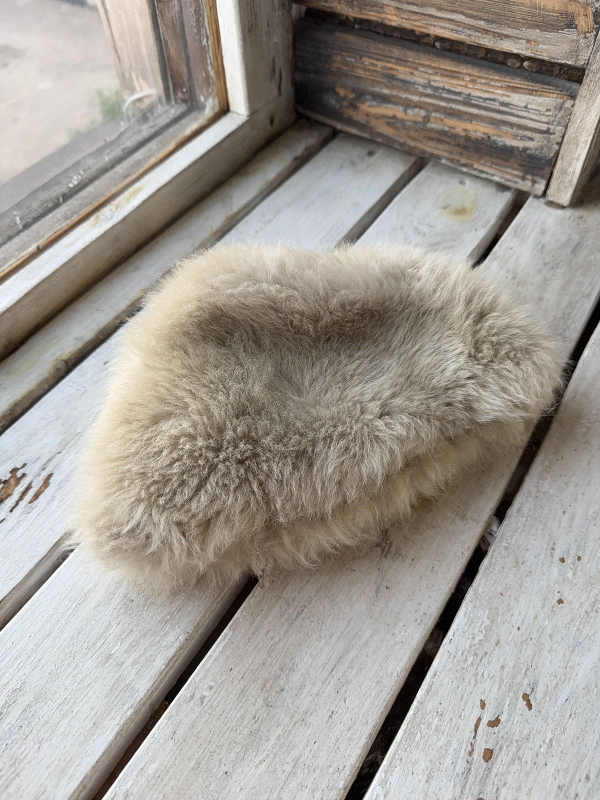 Hysteric Glamour × Japanese Brand × Vintage Vintage Real Fur Mohair Fuzzy Ushanka Y2K Opium Hype Rare OS Size ONE SIZE - 2 Thumbnail