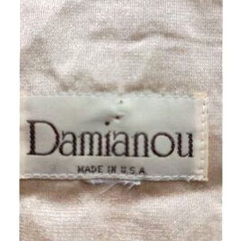 Vintage VINTAGE Damianou Mini Dress Women M Silver Metallic Lace Fringe Glam Formal 70s Flapper Great Gatsby Night Party Cocktail Wedding Womens Size M / US 6-8 / IT 42-44 - 4 Thumbnail