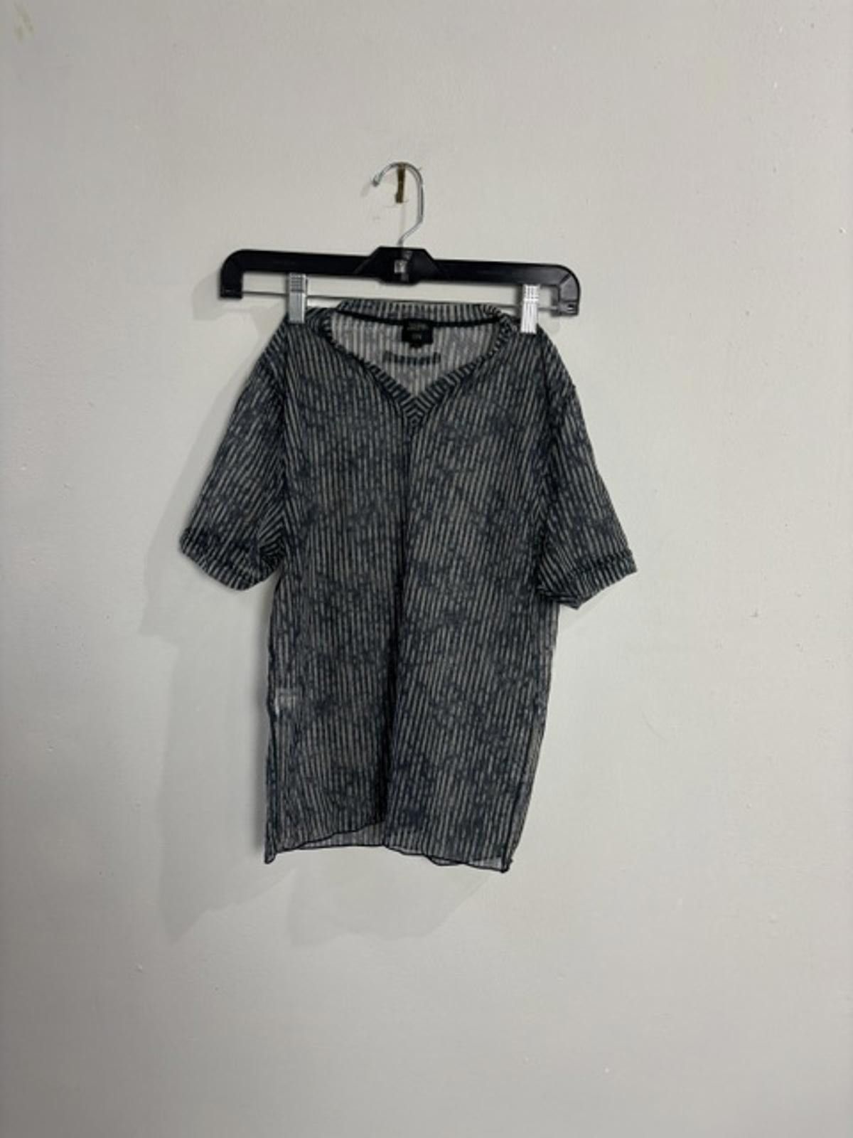 Jean Paul Gaultier Homme Sheer Dark Blue Top size S/48