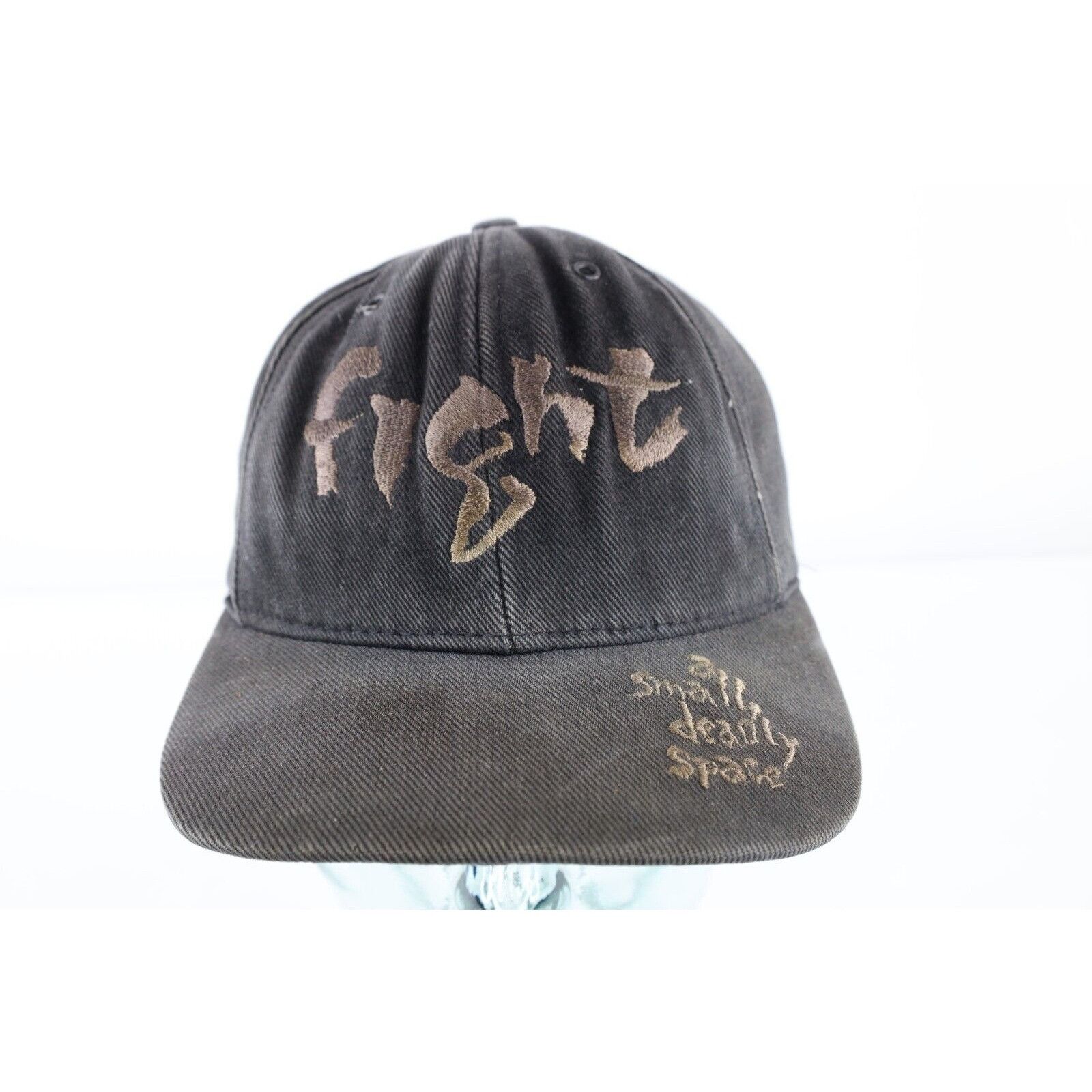 image of Vintage 90's Distressed A Small Deadly Space Fight Band Hat in Black, Men's