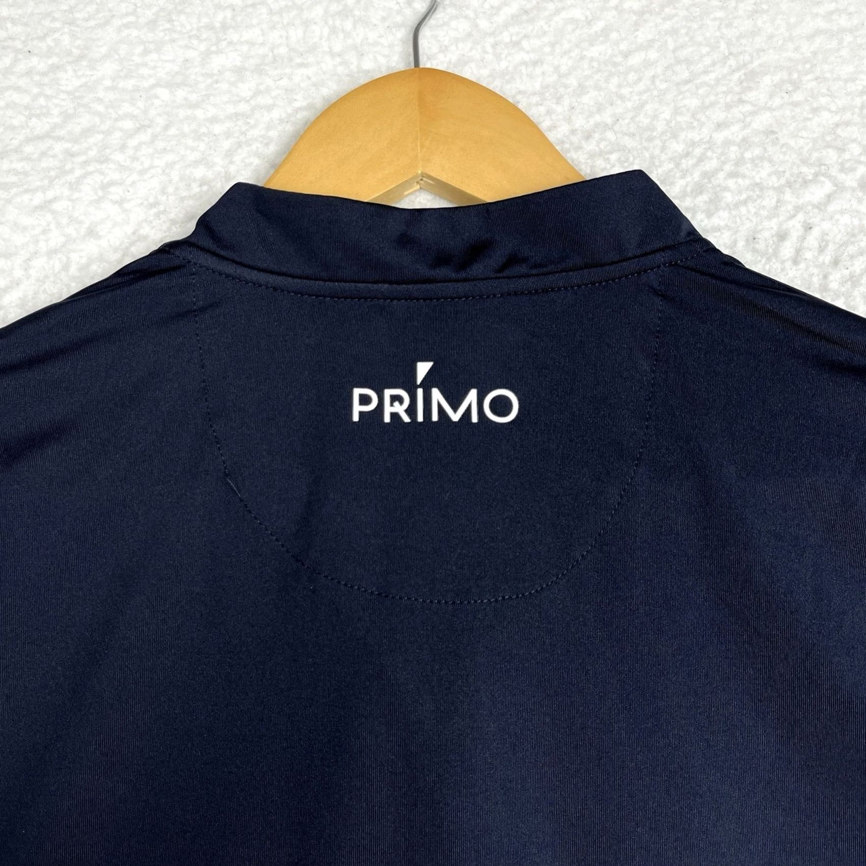 Vintage Primo Shirt Mens M Blue NWT Polo Medium Blade Collar Golf Performance Stretch Navy Size US M / EU 48-50 / 2 - 5 Thumbnail