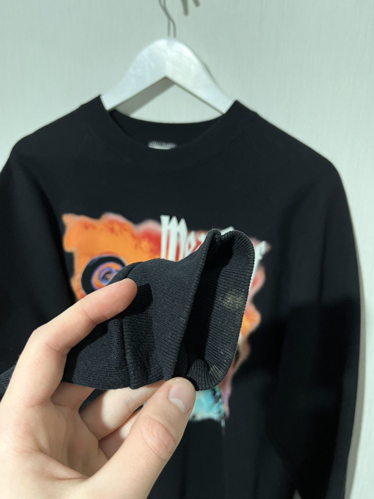 Band Tees × Vintage Vintage 90s Meat Loaf Bat Out Of Hell Made In USA Sweatshirt Size US L / EU 52-54 / 3 - 16 Thumbnail