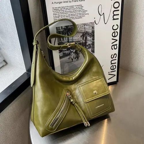 Japanese Brand × Vintage Versatile pu leather armpit bag Size ONE SIZE - 2 Thumbnail