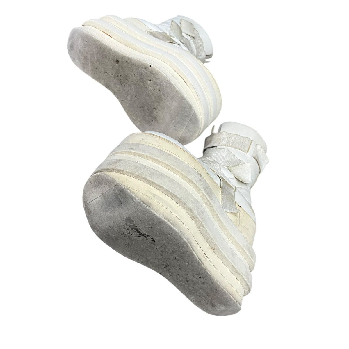 Japanese Brand Koji kuga round toe stacked platforms Size US 8.5 / EU 41-42 - 4 Thumbnail