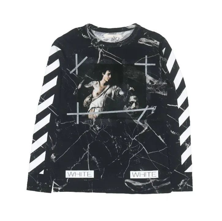 Off-White Off-White Black Graphic Long Sleeve T-Shirt 0079 Size US XS / EU 42 / 0 - 1 Thumbnail