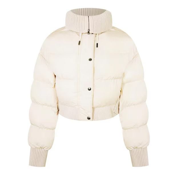 Jacquemus o1g2r1mq1024 Courte Puffer Jacket in Cream Size S / US 4 / IT 40 - 1 Thumbnail