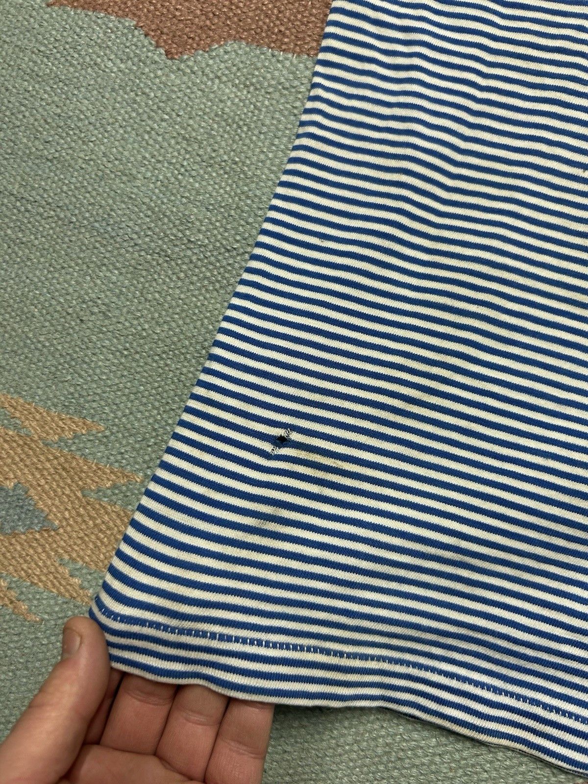 Vintage 60s striped t shirt Penneys Towncraft distress grunge soft S Size US S / EU 44-46 / 1 - 4 Thumbnail