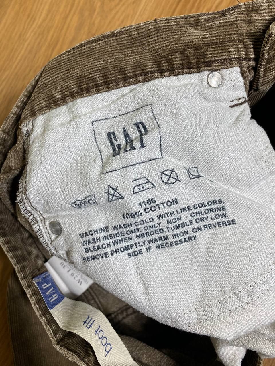 Gap Vintage GAP Corduroy Pants Brown Size US 29 - 20 Thumbnail