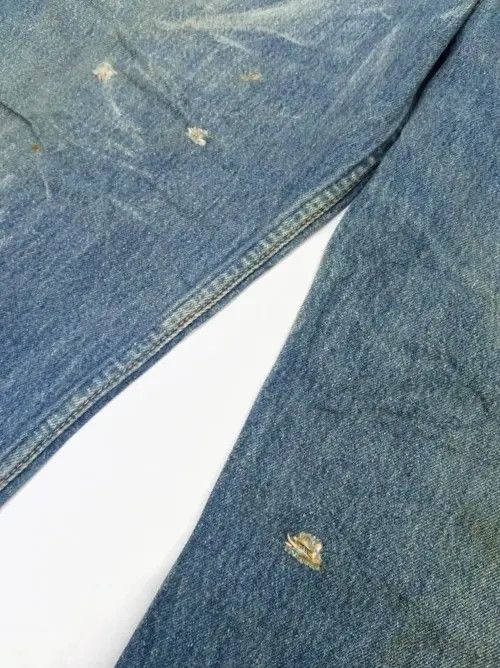 Levi's 90s Vintage Levi's 501 Made In USA Distressed Jeans 38x27 Size US 38 / EU 54 - 4 Thumbnail