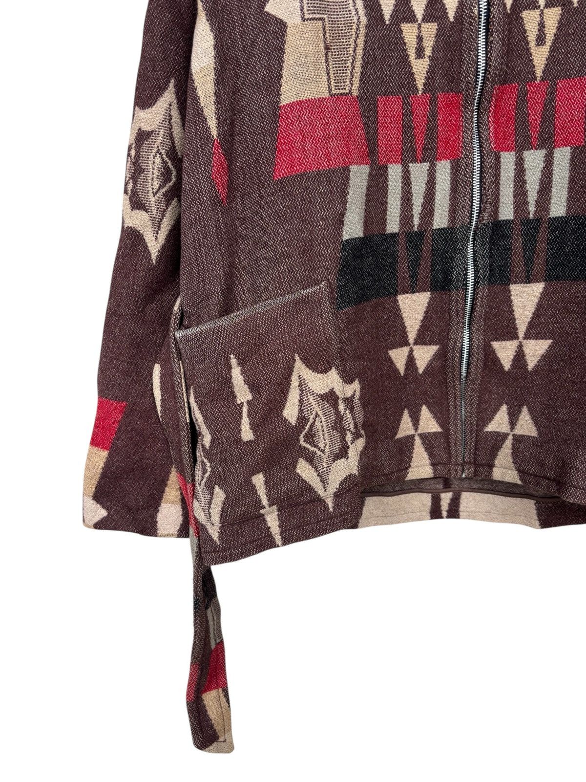 Ralph Lauren Vintage Ralph Lauren Aztec Wool Hooded Jacket Size US L / EU 52-54 / 3 - 8 Thumbnail