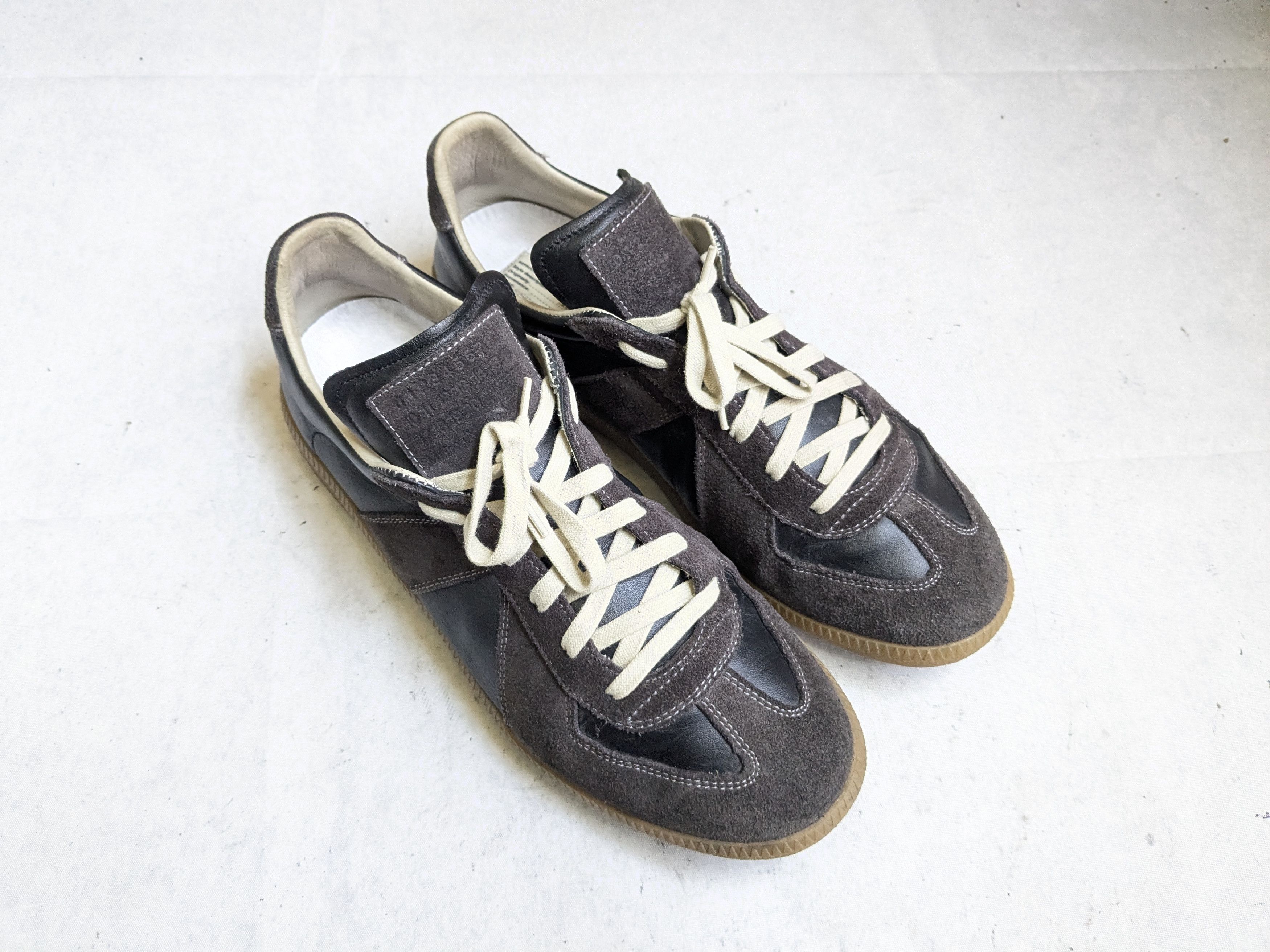 Maison Margiela Maison Margiela Replica GAT Sneakers Black 8 41 Gum Low Size US 8 / EU 41 - 4 Thumbnail