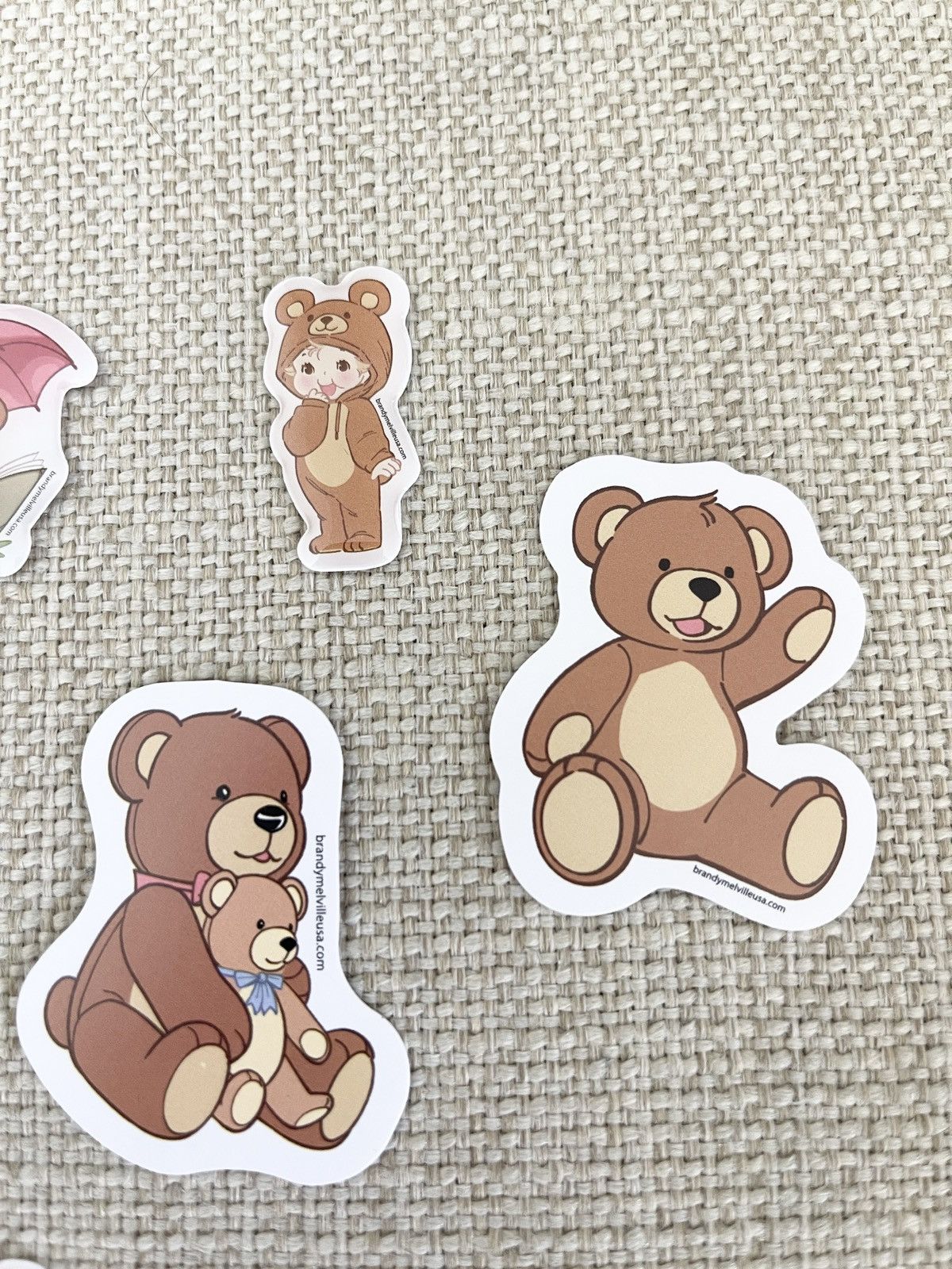 Other STEAL! Brandy Melville Y2K Teddy Bear Stickers Set Size ONE SIZE - 4 Thumbnail