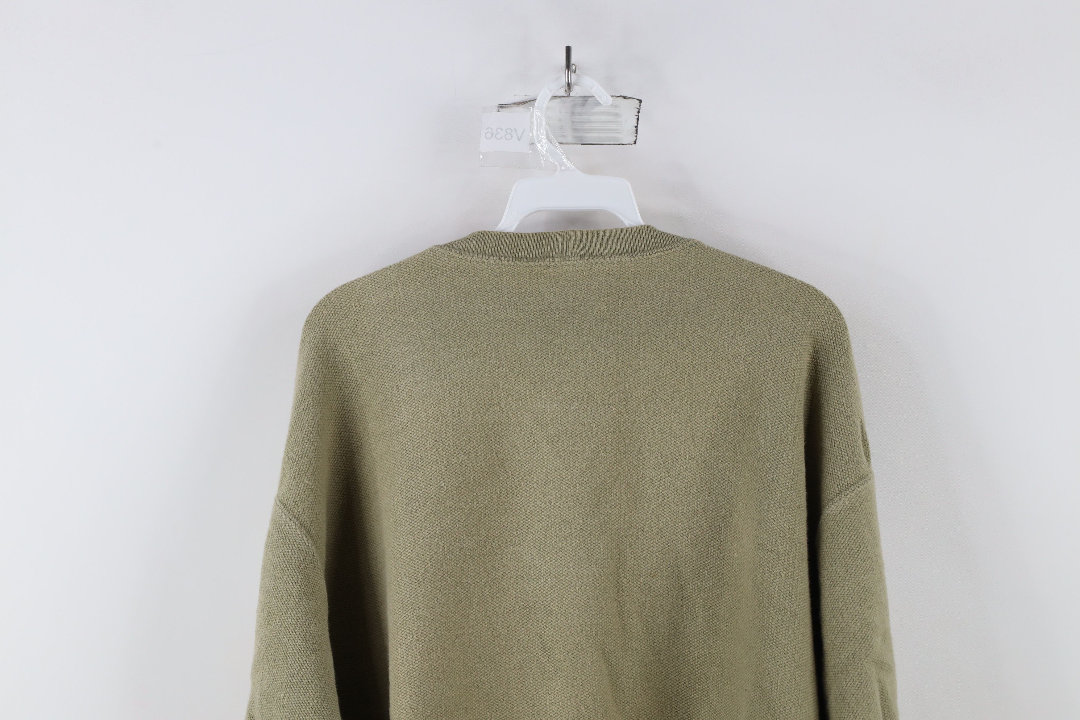 Lands' End × Vintage Vintage 90s Lands End Blank Thermal Waffle Knit Sweater USA Size US L / EU 52-54 / 3 - 12 Thumbnail