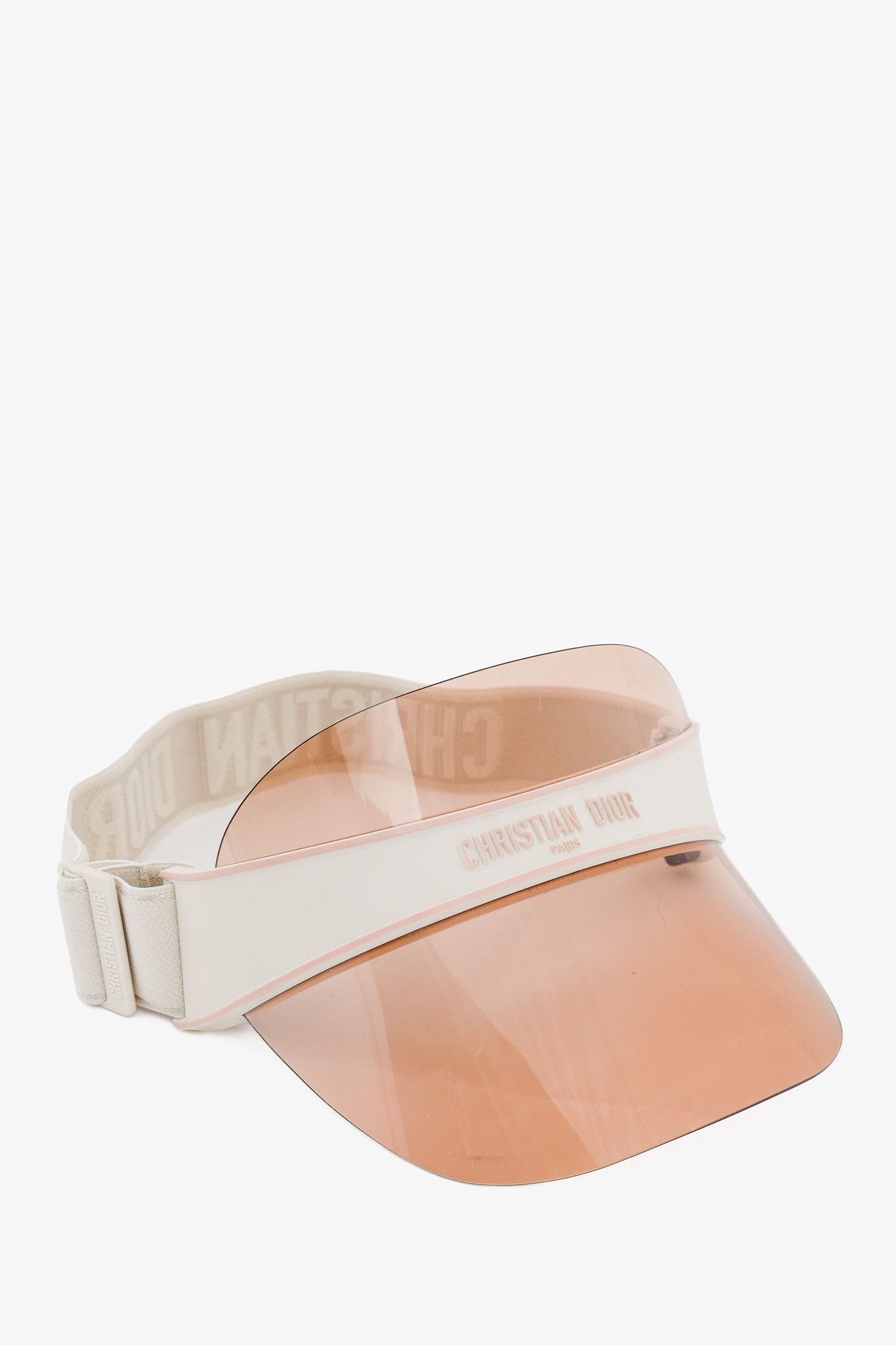 Dior Christian Dior DiorClub V1U Perspex & Jacquard Visor Size ONE SIZE - 1 Thumbnail