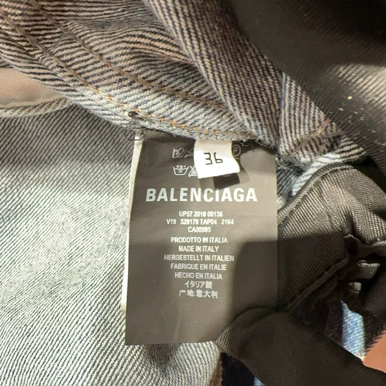 Balenciaga Balenciaga size 36 Graffiti Denim Jacket Size M / US 6-8 / IT 42-44 - 4 Thumbnail