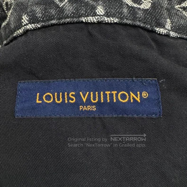 Louis Vuitton Louis Vuitton Rhinestone Print Distressed Jeans. Size US 30 / EU 46 - 4 Thumbnail