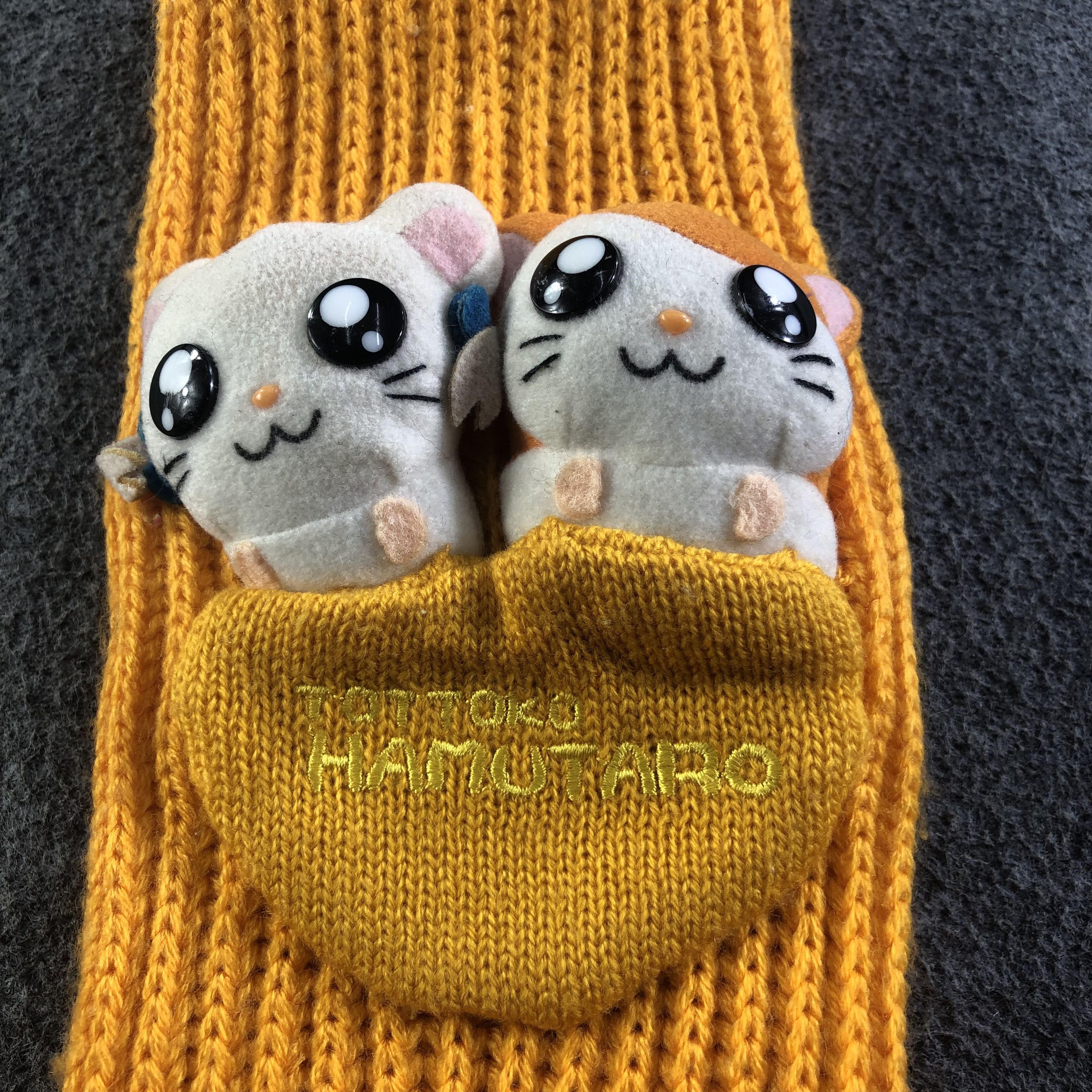 Anime Hamutaro Characters Knit Scarf Muffler V1945 Size ONE SIZE - 4 Thumbnail