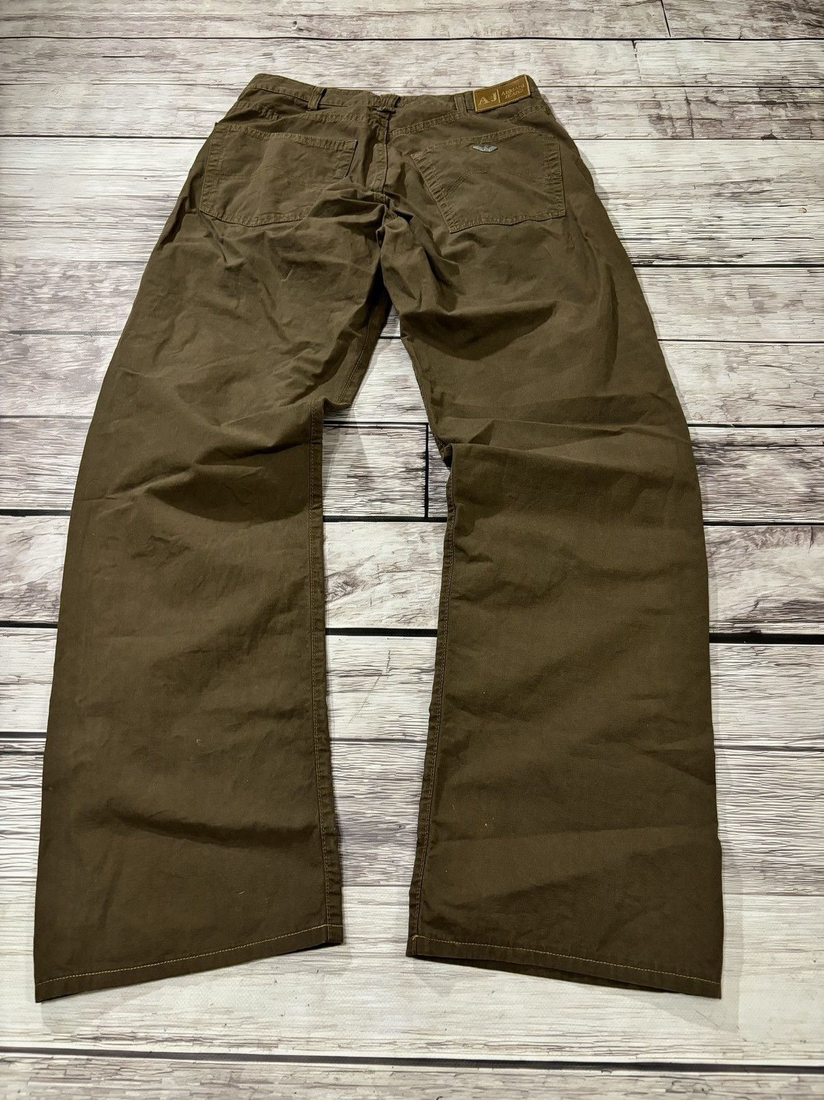Emporio Armani × Hysteric Glamour × Japanese Brand VTG Rick Owen’s Travis Scott Style Baggy Jeans Size US 32 / EU 48 - 4 Thumbnail