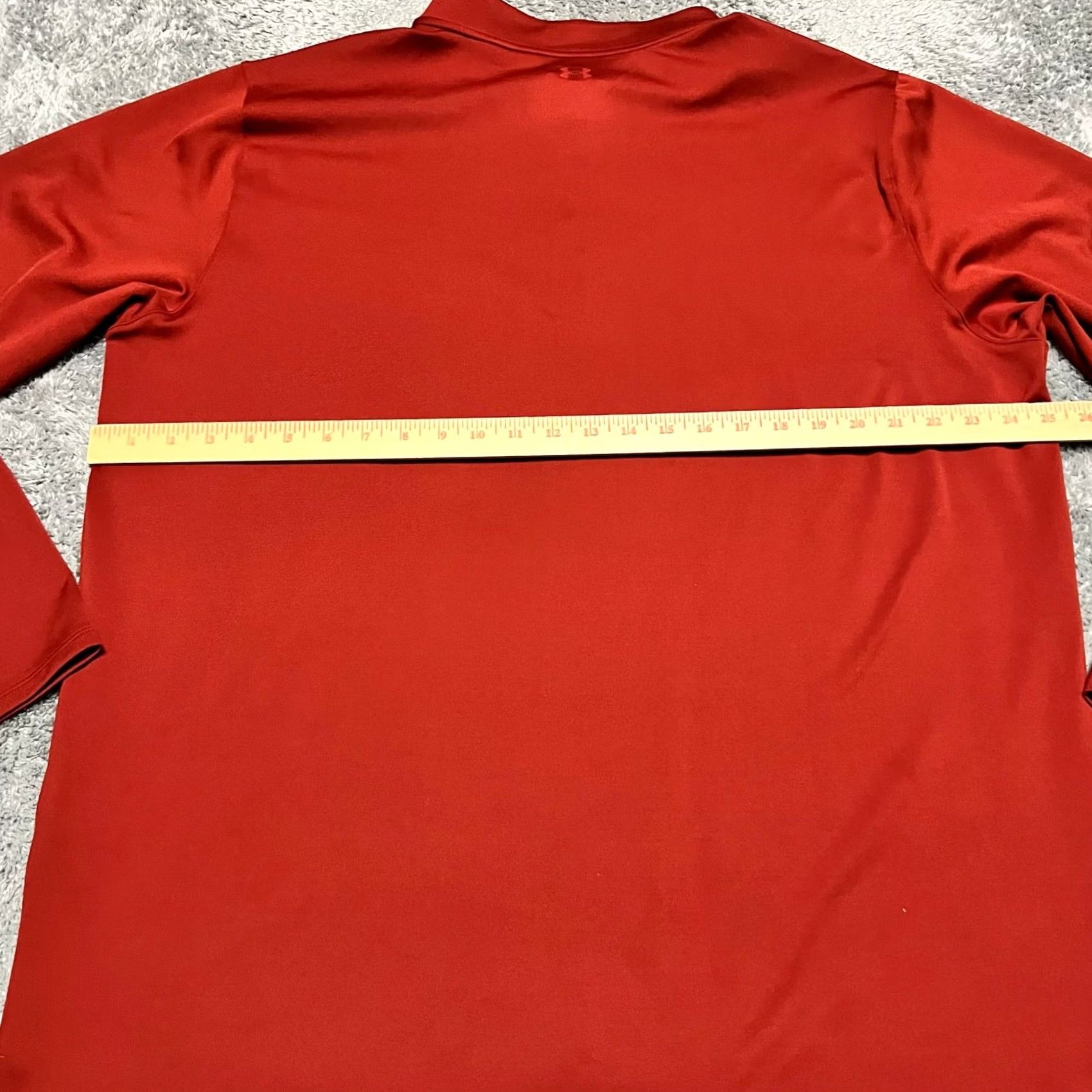 Under Armour Under Armour Shirt Mens XXL UA Motion Quarter Zip Rust Red 2XL Regular Mens Size US XXL / EU 58 / 5 - 5 Thumbnail