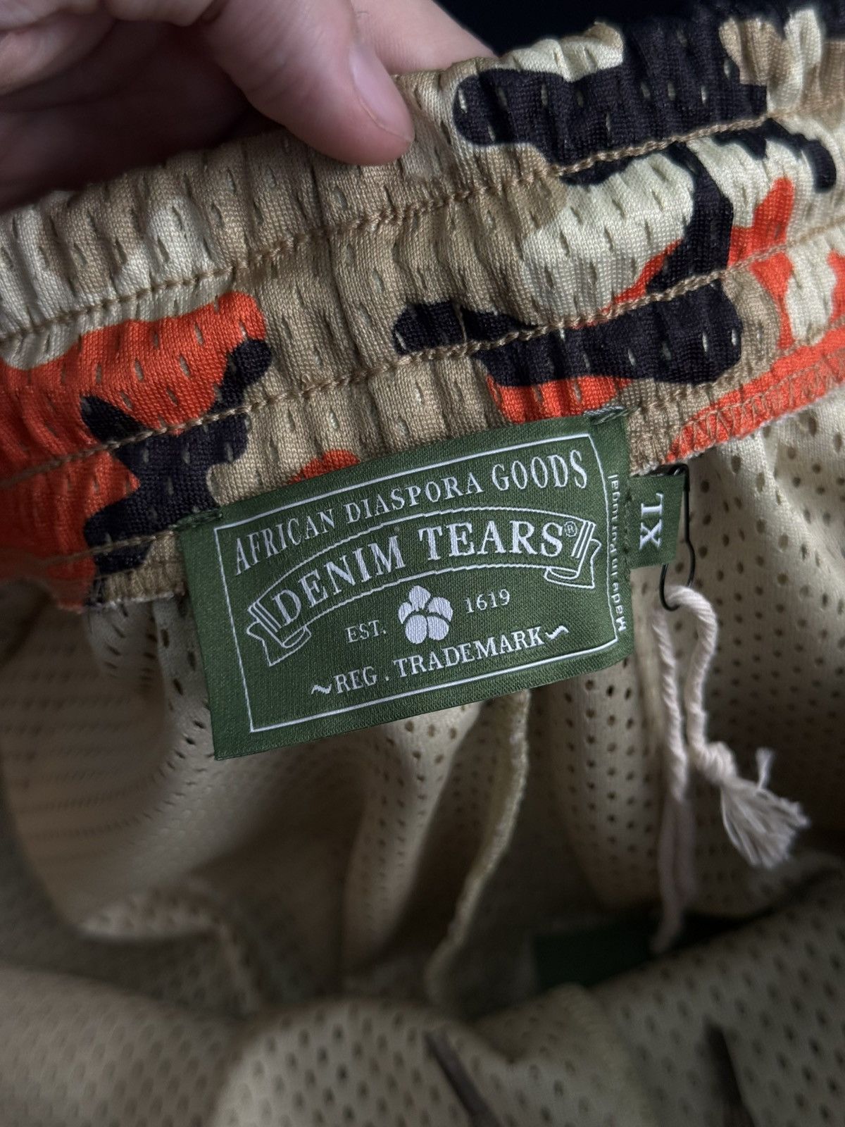 DENIM TEARS Denim Tears Mesh Summer Shorts Tan/Orange Size XL (NEW) Size US 36 / EU 52 - 7 Thumbnail