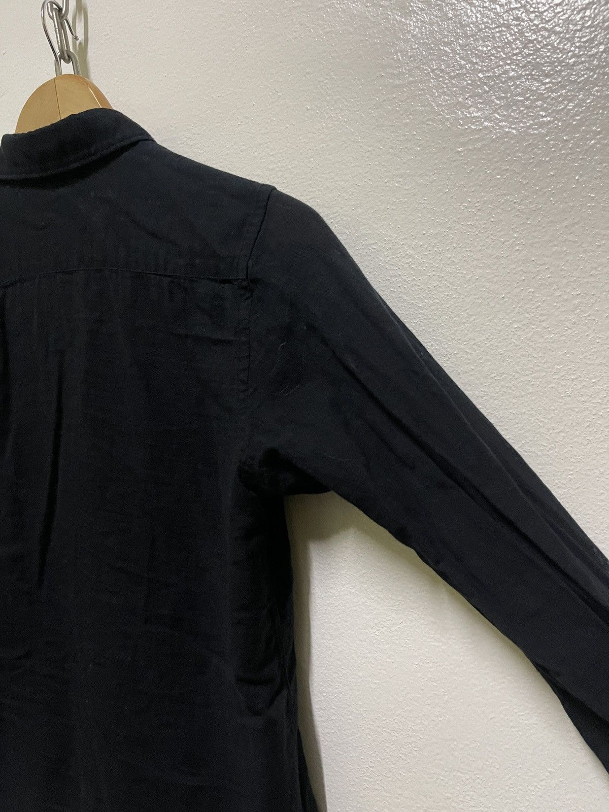 Issey Miyake Zucca Long Sleeve Button Up Black Size M / US 6-8 / IT 42-44 - 10 Thumbnail