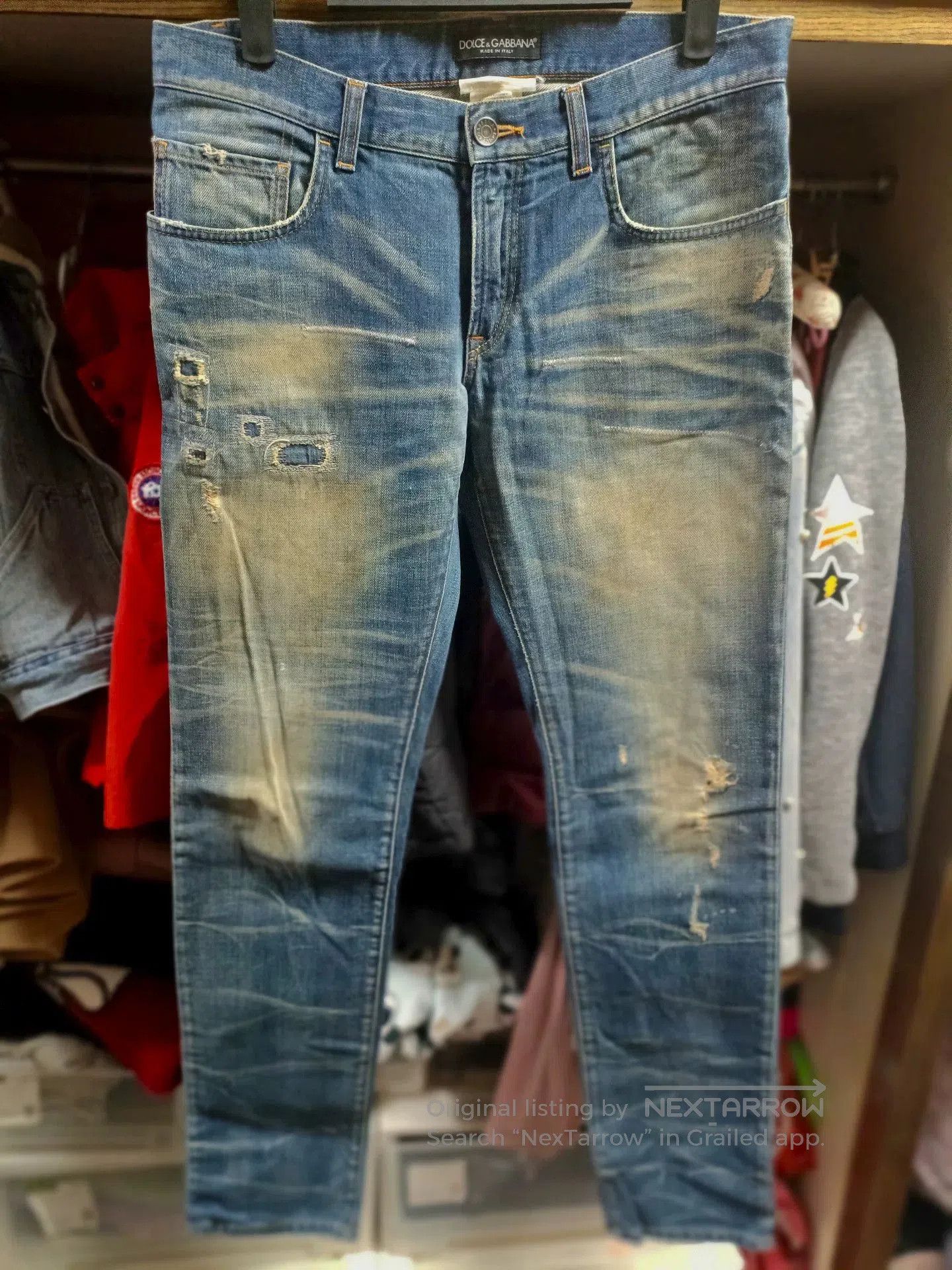 Dolce & Gabbana Dolce&Gabbana 14GOLD Straight-Leg Jeans. Size US 28 / EU 44 - 1 Thumbnail