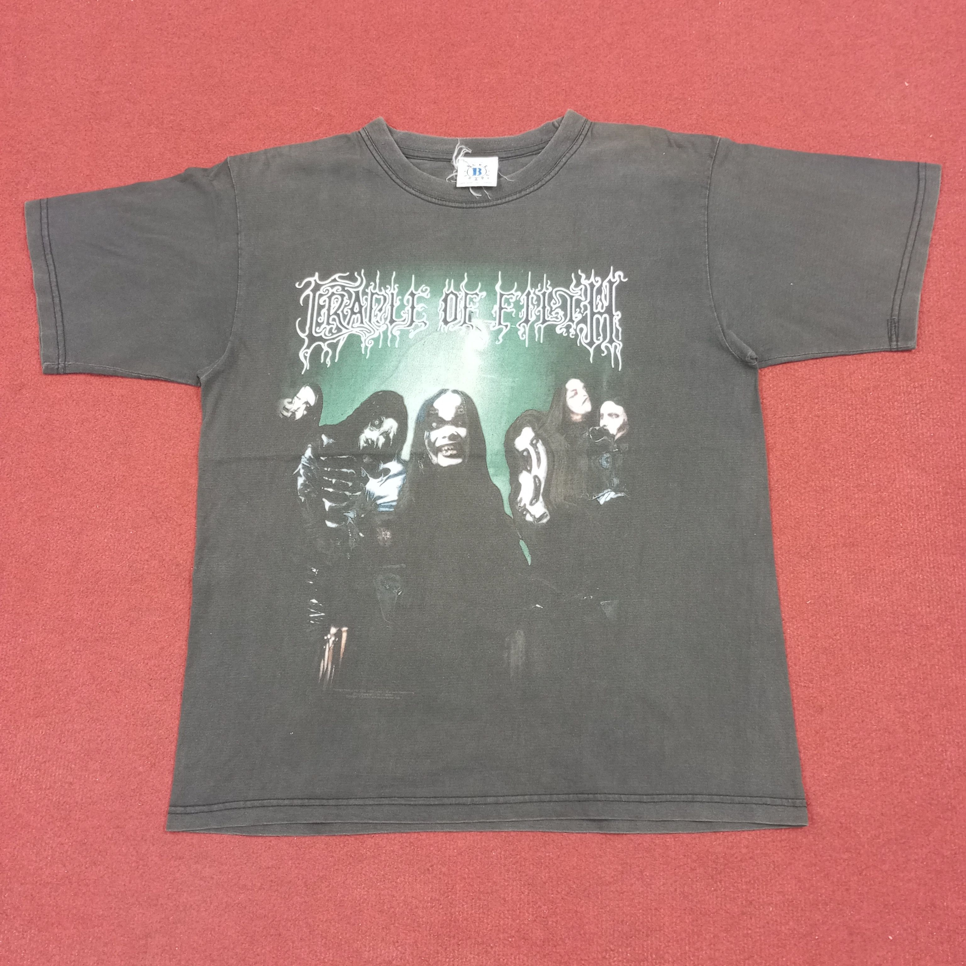 Band Tees × Vintage Cradle Of Filth Rock Band Music Vintage Tshirt Size US L / EU 52-54 / 3 - 1 Thumbnail