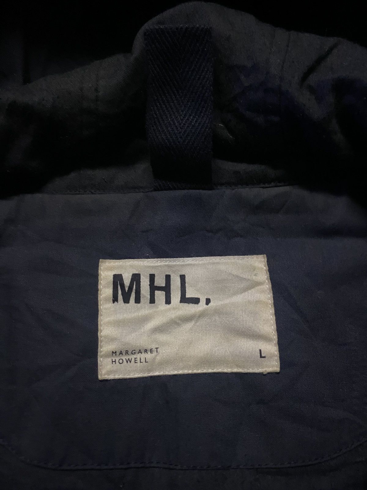 Margaret Howell ❗️LAST CALL❗️MHL Margaret Howell Utility Hooded Navy Jacket Size US L / EU 52-54 / 3 - 8 Thumbnail