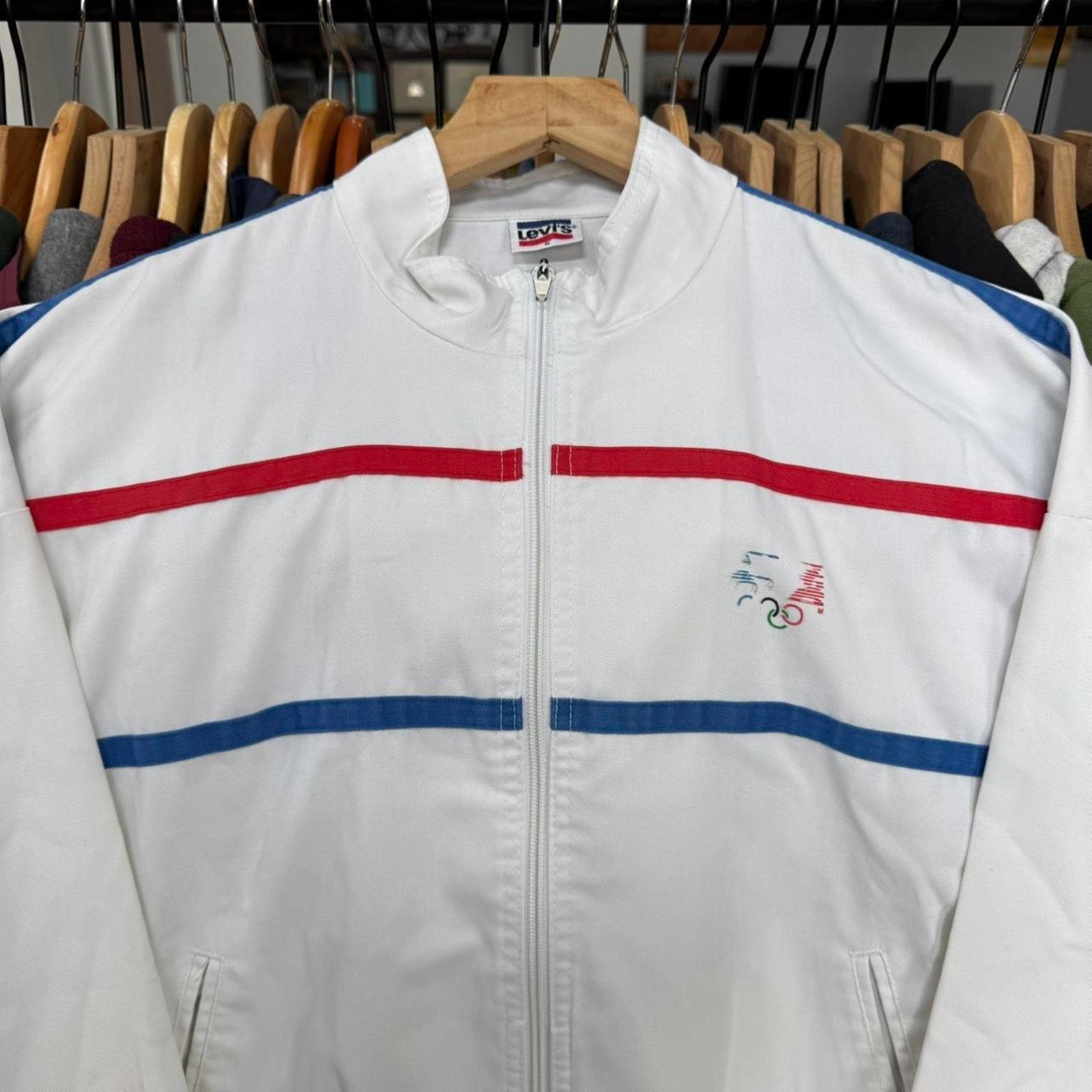 Levi's Vintage 1984 Levi's Olympic Zip Up Jacket Size US S / EU 44-46 / 1 - 2 Thumbnail