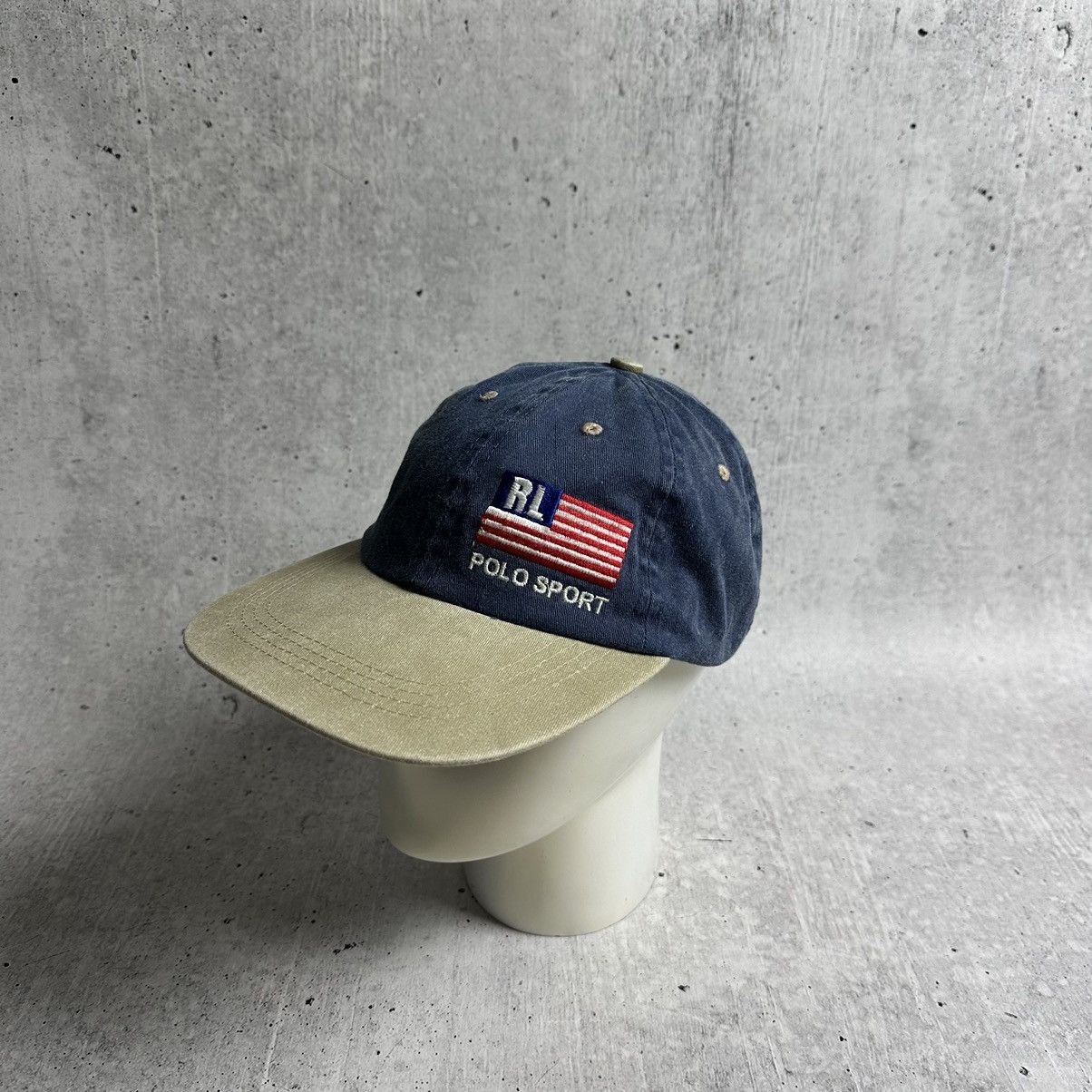 Polo Ralph Lauren × Vintage Polo Sport Ralph Lauren Vintage Cap 90s Size ONE SIZE - 1 Thumbnail