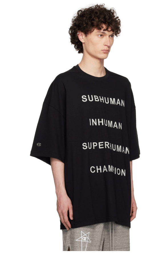 Champion × Rick Owens BNWT SS25 RICK OWENS x CHAMPION TOMMY T TSHIRT L Size US L / EU 52-54 / 3 - 11 Thumbnail