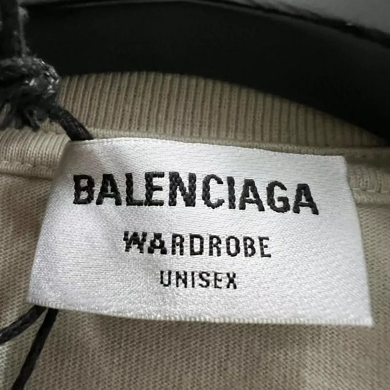 Balenciaga Balenciaga Double B Embroidery Short Sleeve with Wheat Pat Size US XS / EU 42 / 0 - 3 Thumbnail
