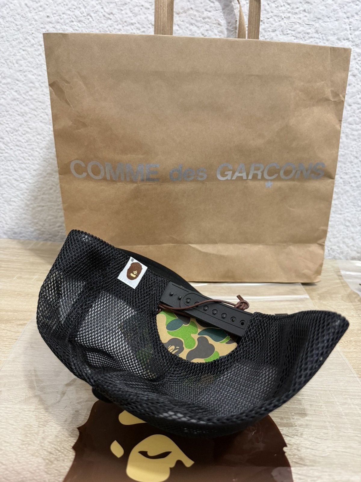 Bape BAPE GLITTER TRUCKER HAT 2026 JAPAN EXCLUSIVE Size ONE SIZE - 2 Thumbnail