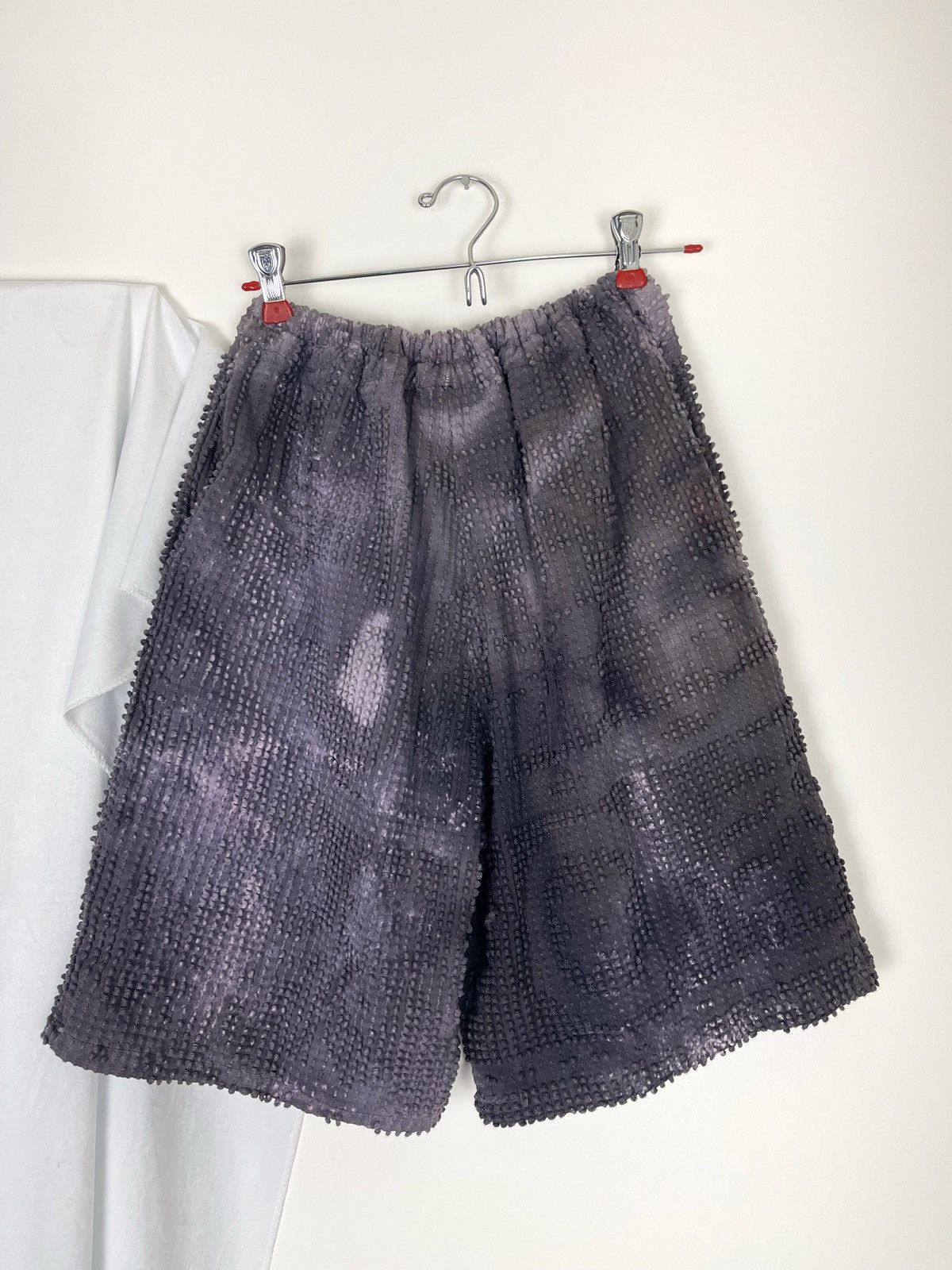 Chorley × Handmade Chorley Braille textured over dyed shorts Size US 34 / EU 50 - 1 Thumbnail