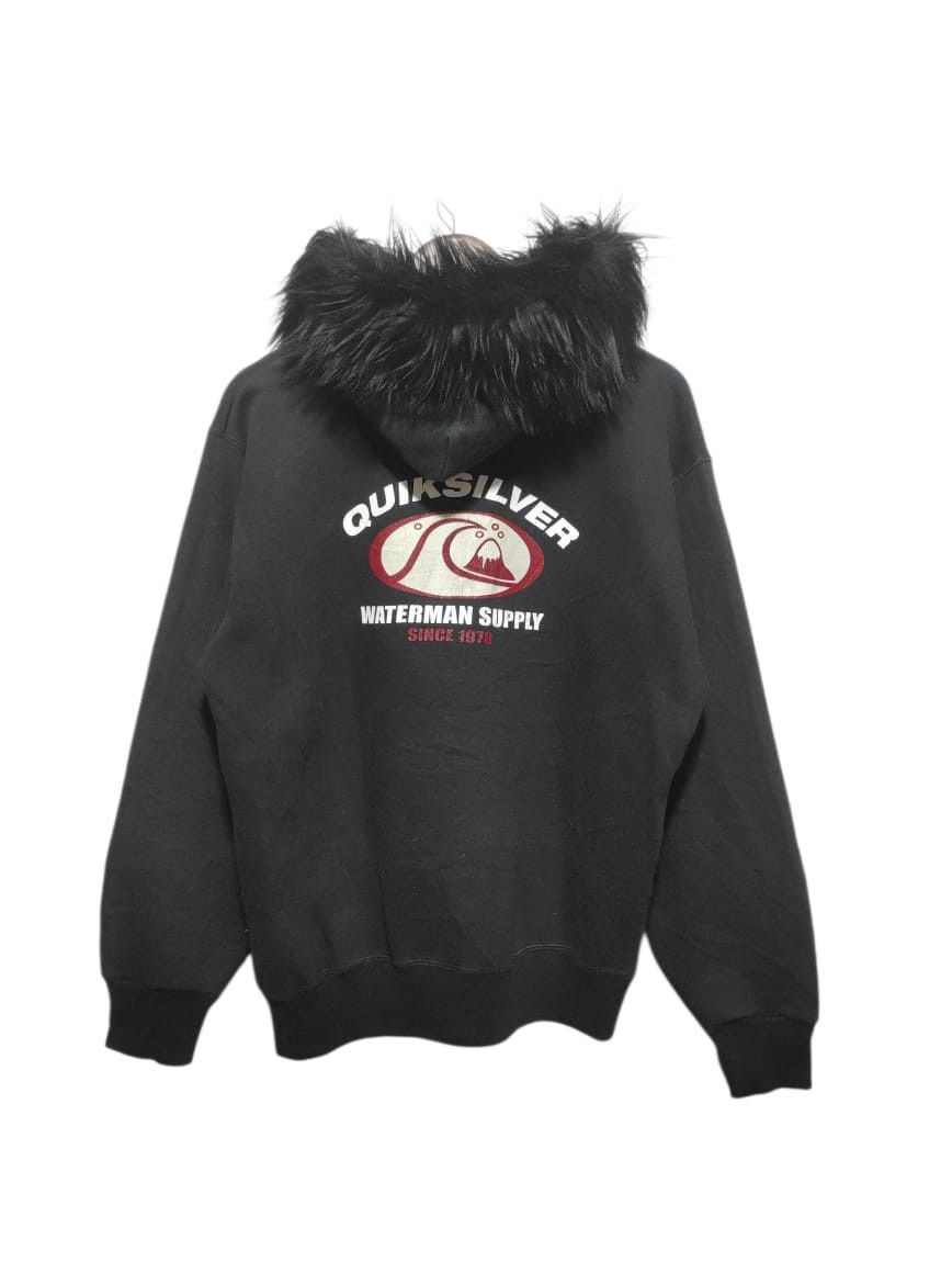 Quiksilver Quiksilver big logo fur hoodie ifsix LGB style Size US M / EU 48-50 / 2 - 1 Thumbnail