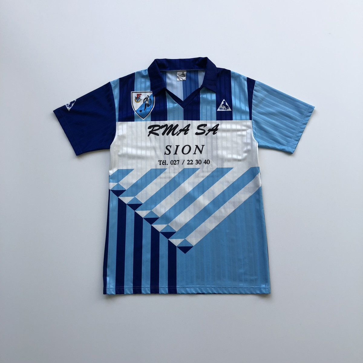 Vintage FC Vetroz Blacky Switzerland 90’s Match Worn Vintage Jersey Size US M / EU 48-50 / 2 - 1 Thumbnail