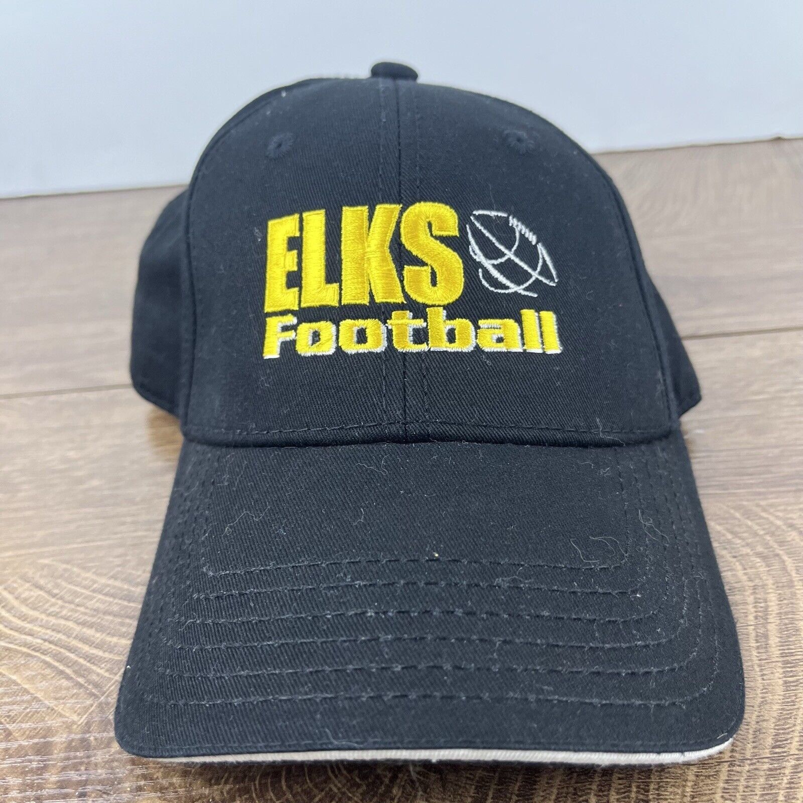 Other Centerville Elks Football Hat Black Elks Adjustable Hat Blac Size ONE SIZE - 5 Thumbnail