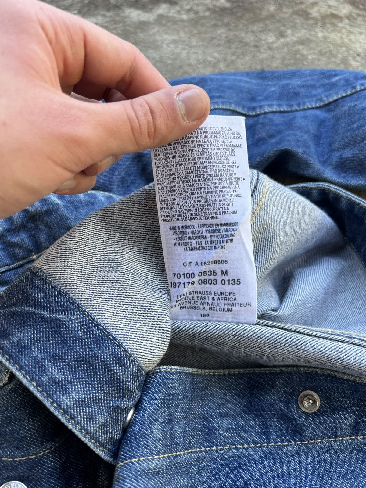 Levi's Vintage Levis Engineered Denim Jacket 1999 Japanese If Six W Size US M / EU 48-50 / 2 - 10 Thumbnail