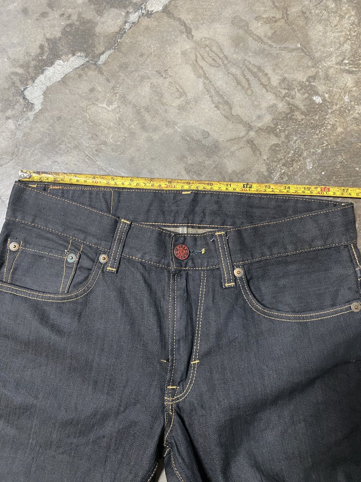 Edwin × Japanese Brand Flare Jeans Edwin BT5001 32x32 Black Gold Like New p179 Size US 34 / EU 50 - 10 Thumbnail