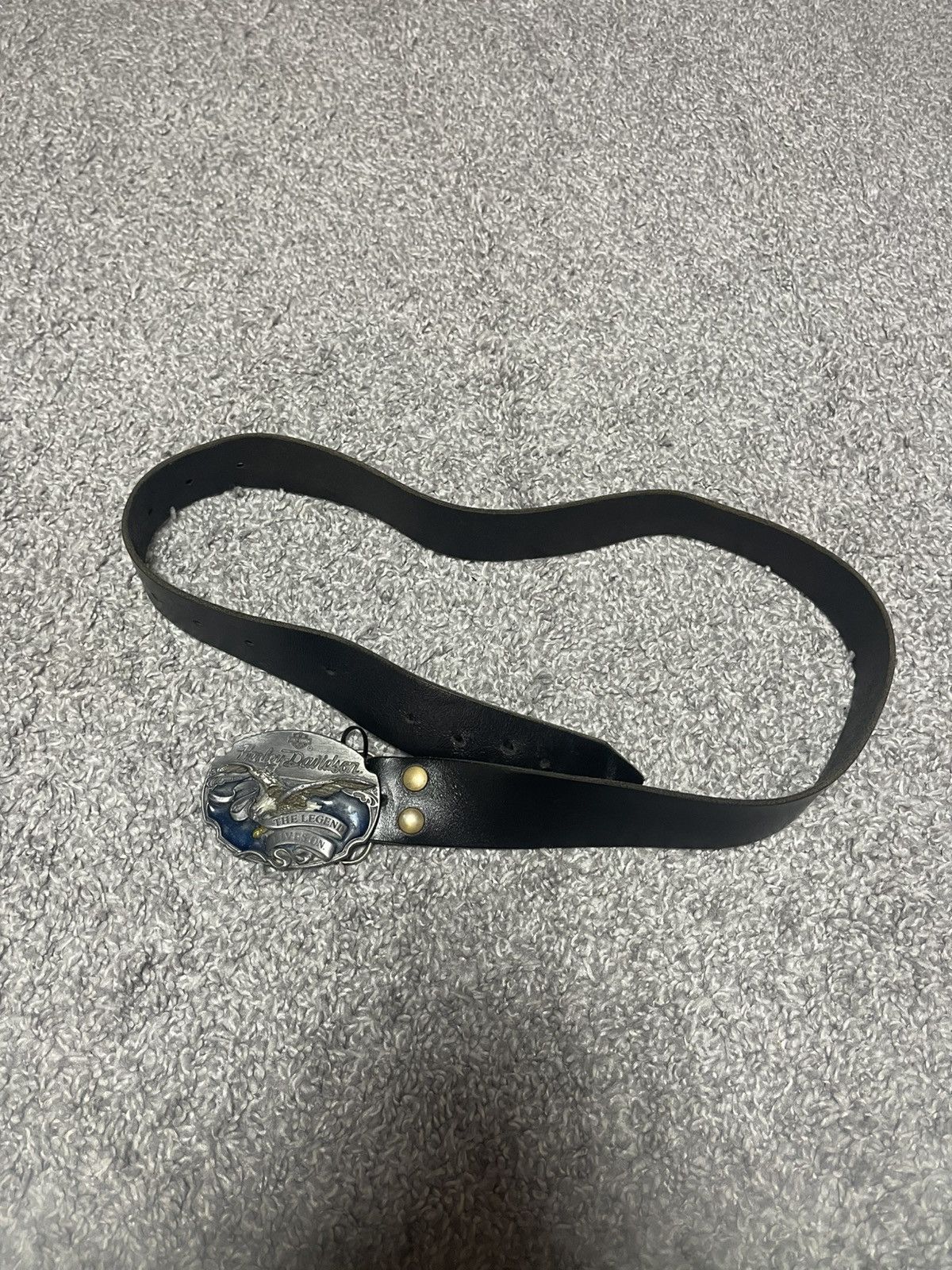 Harley Davidson Harley Davidson Vintage 90s Belt Made In USA Size ONE SIZE - 10 Thumbnail