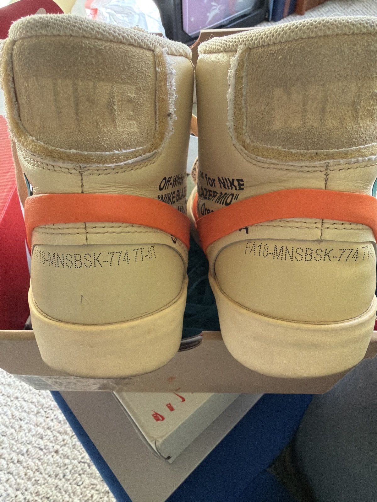 Nike × Off-White NIKE OFF WHITE BLAZER HALLOWS EVE Size US 8.5 / EU 41-42 - 6 Thumbnail
