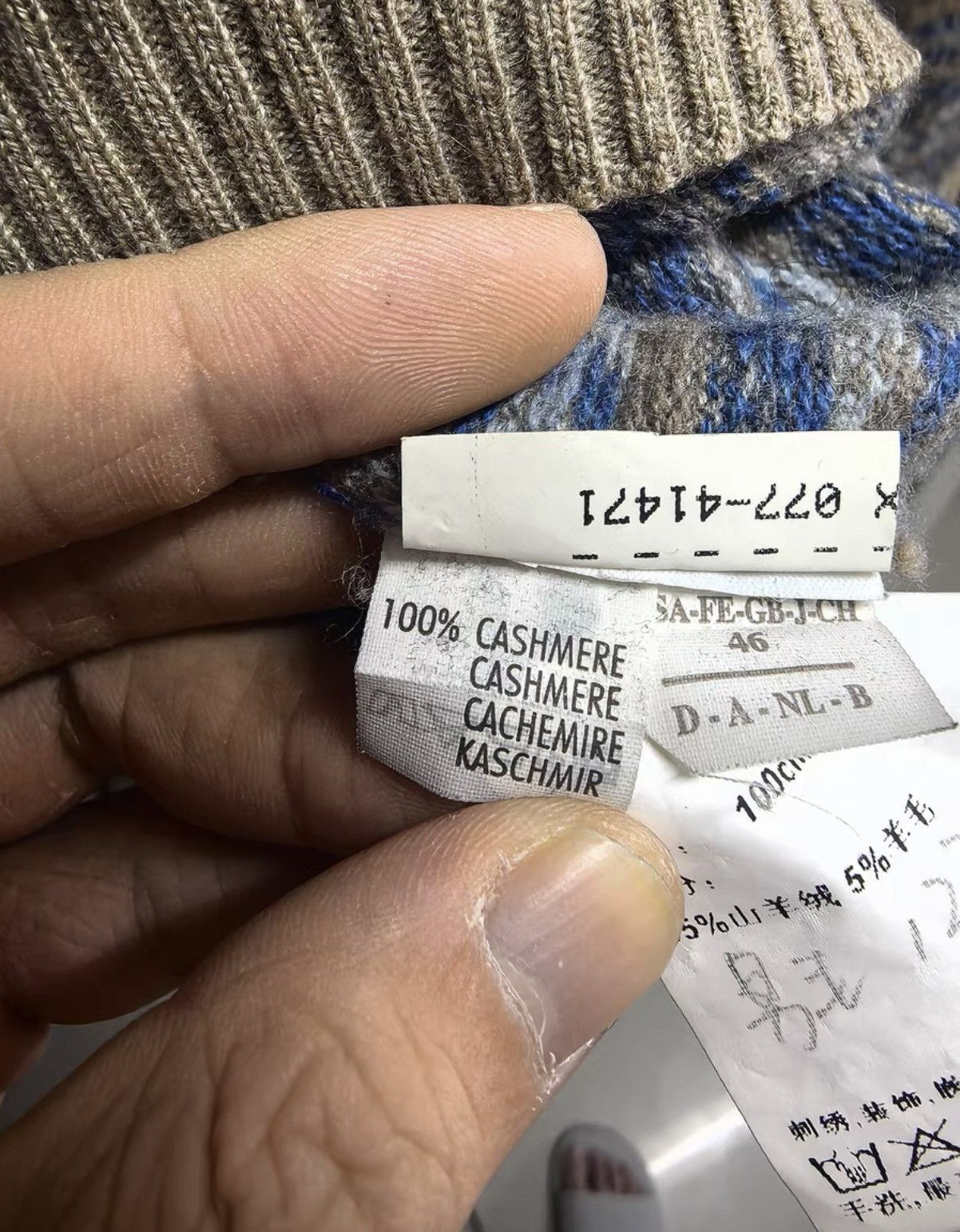 Brunello Cucinelli Brunello Cucinelli Fair Isle Pattern Cashmere Sweater Size US S / EU 44-46 / 1 - 5 Thumbnail